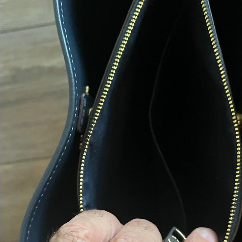 NWOT Coach Molly Bucket Crossbody Bag in Denim Signature Fabric - Picture 10 of 12